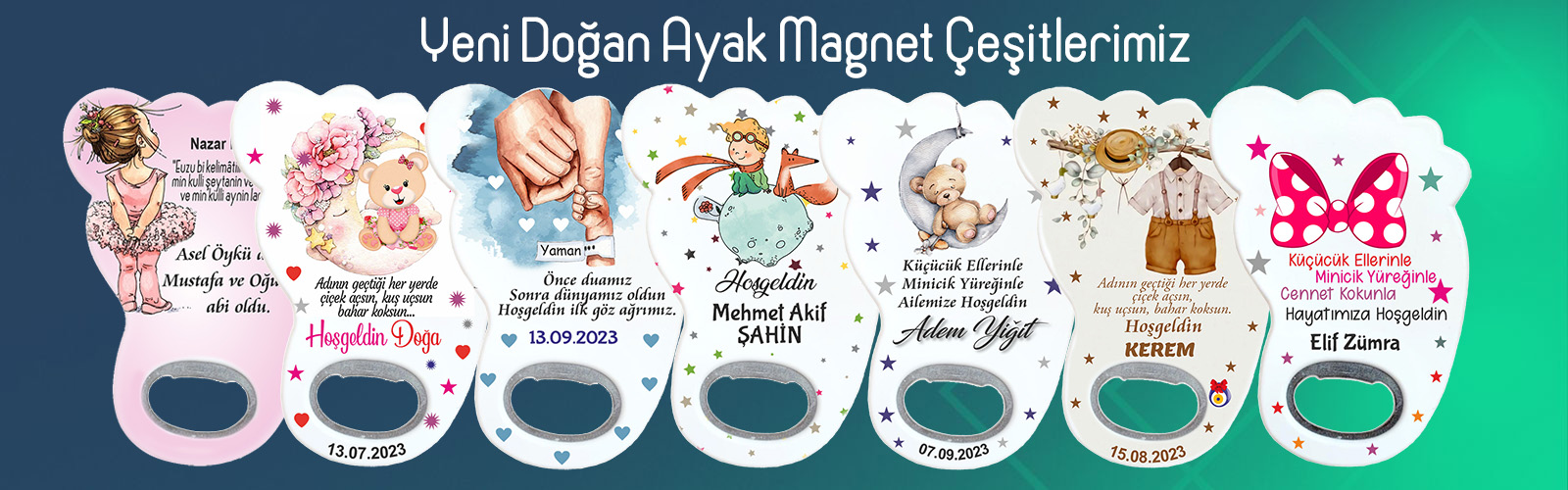 Yeni Doğan Ayak Magnet Çeşitleri